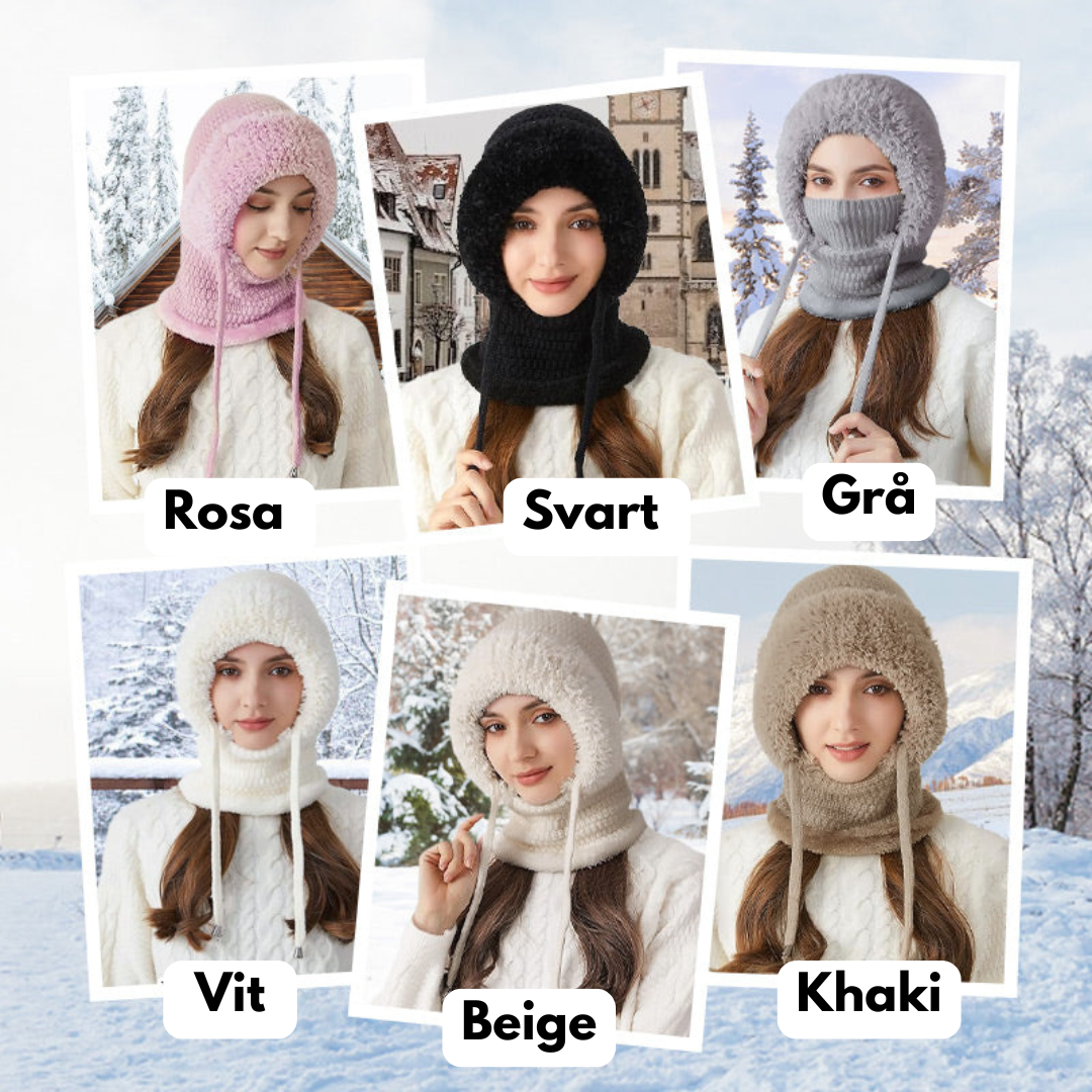 Maja™ | 3-i-1 Winterproof Mössa & Halsduk